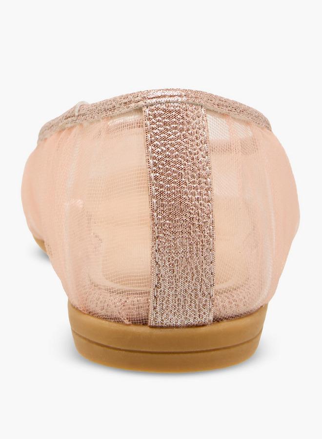 سيليست حذاء باليرينا شبكي للبنات - Image 5